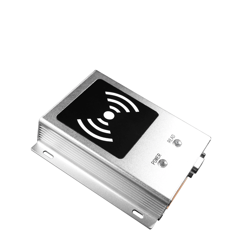 قارئ UHF RFID مكتبي من طراز JT-6230 يدعم بروتوكولات RS485 وModbus RTU للتكامل السلس مع أنظمة الأتمتة الصناعية.