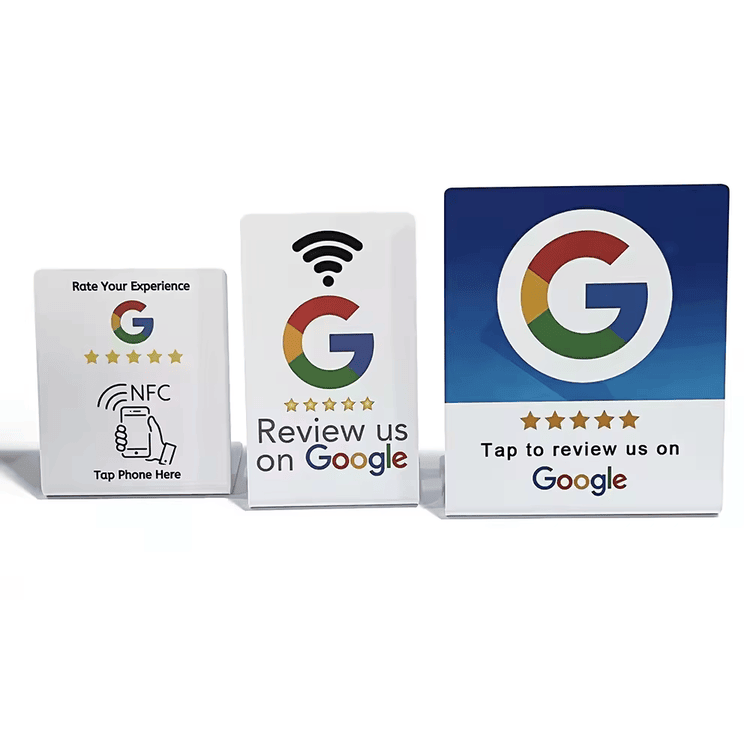 لقطة قريبة لتشطيبات السطح اللامعة والمطفية المتاحة لحوامل NFC ذات العلامة التجارية لضمان المتانة وتقليل الانعكاس تحت إضاءة المتاجر.