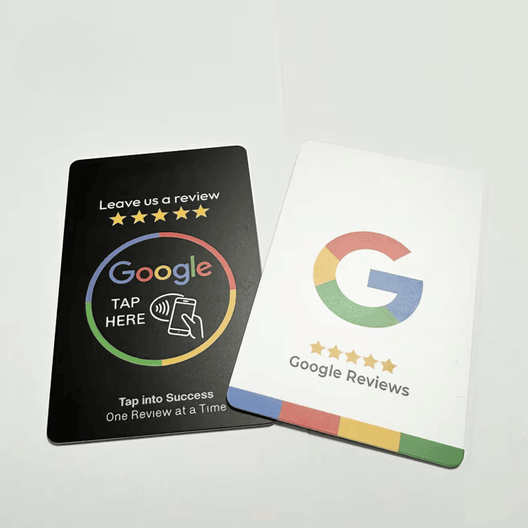 حامل NFC للاتصال بلمسة ومشاركة WiFi وvCard، مع عرض المسح دون تلامس للمشترين الذين يقارنون حلول حوامل NFC.
