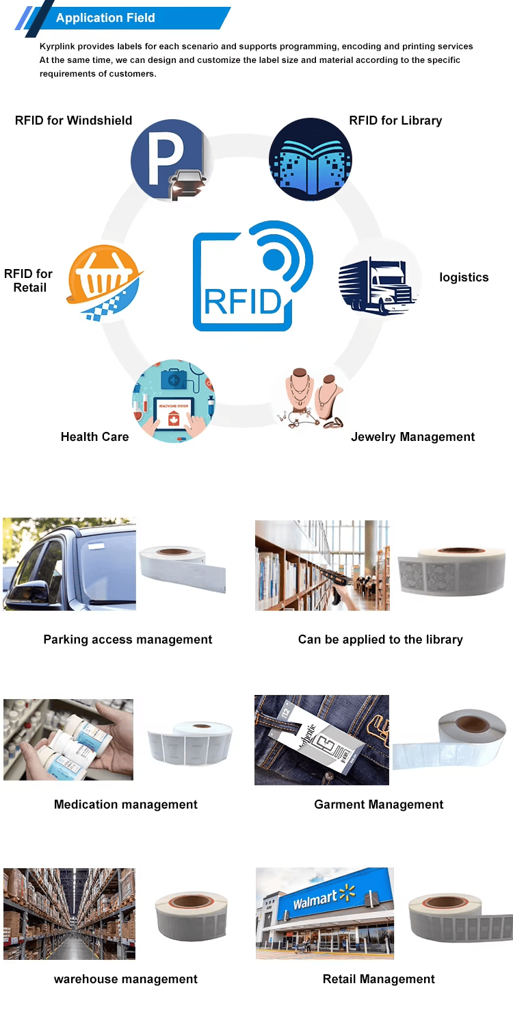 ملصق UHF RFID لتتبع المنصات في الخدمات اللوجستية مع التركيز على الاستخدام فوق الأسطح المعدنية لمشاريع ملصقات UHF RFID.