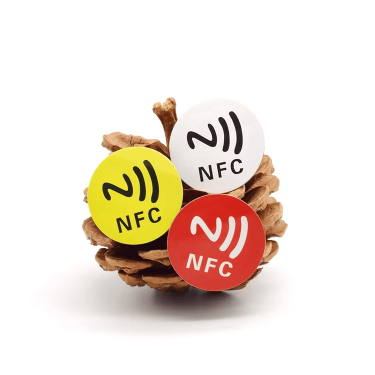 تُعرض بطانات HF RFID لبرامج بطاقات الهدايا الذكية مع طباعة الرموز الشريطية للمشترين الذين يقارنون حلول ملصقات HF RFID.