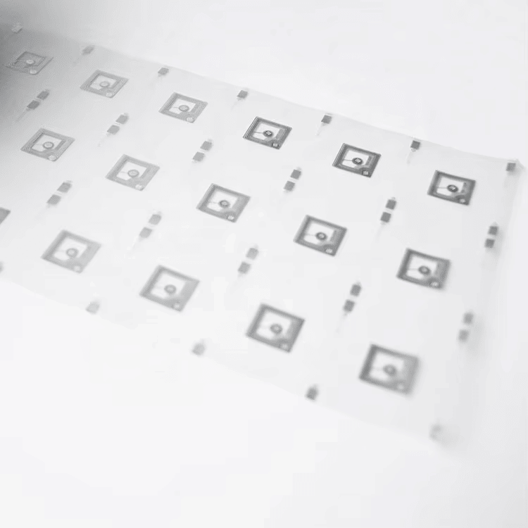 عرض Custom ملصقات HF RFID for Library Asset Tracking مع إبراز طباعة الباركود لمشروعات ملصقات HF RFID.
