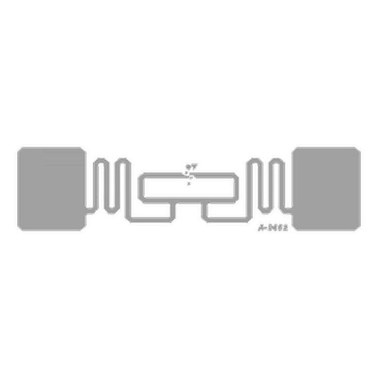 ملصقات UHF RFID اقتصادية للمشاريع بالجملة موضحة من زاوية تفاصيل الشريحة لتطبيقات ملصقات UHF RFID.