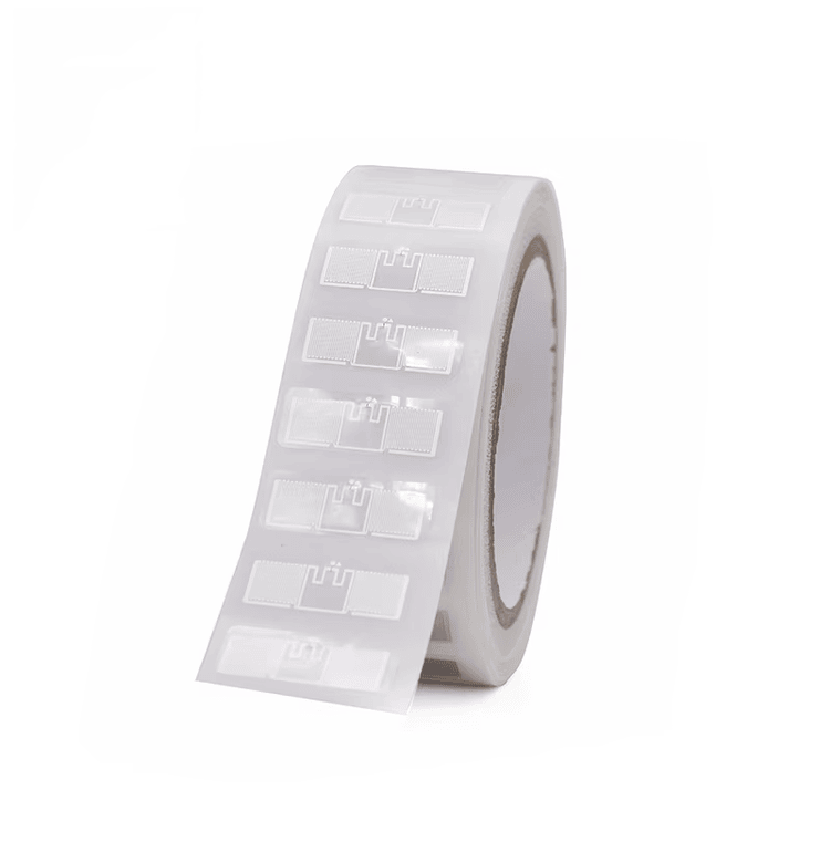 ملصقات UHF RFID لمنارات مواقع المستودعات مع التركيز على طباعة الباركود لمشاريع ملصقات UHF RFID.