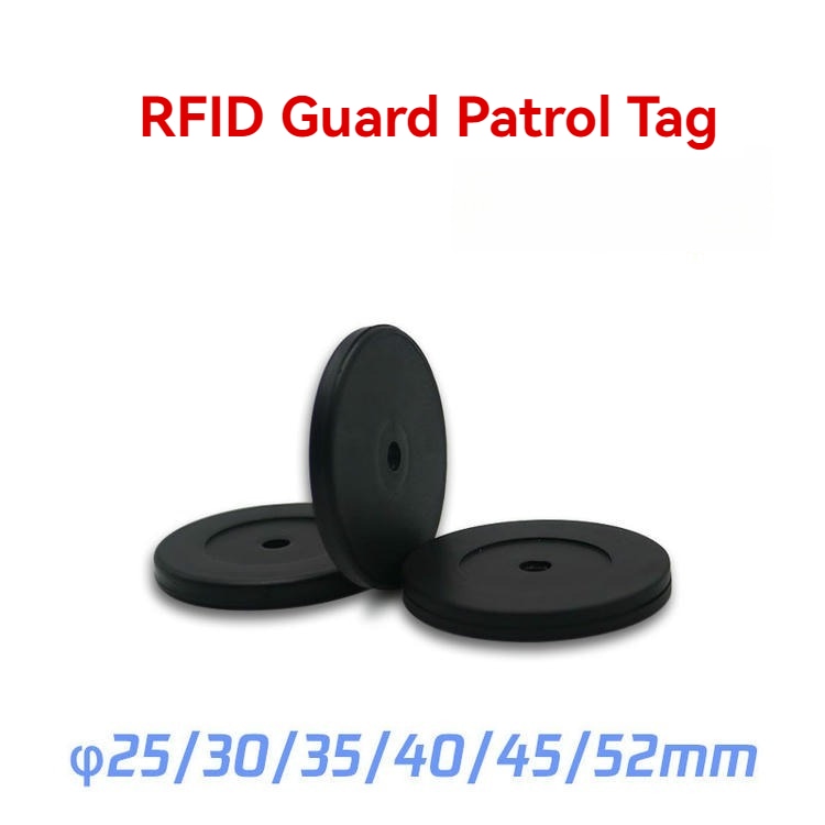 تُبرز هذه الصورة وسوم دوريات RFID من ABS للمواقع القاسية من حيث التحكم الآمن في الوصول ضمن تطبيقات فئة علامات دوريات الحراسة RFID من ABS.