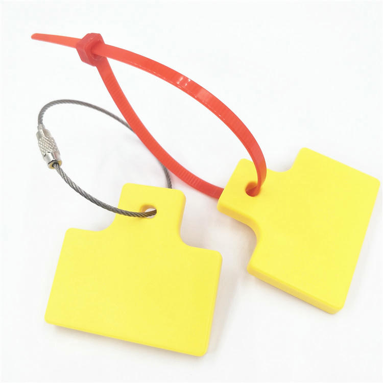 رباط RFID لتتبع المرافق الخارجية مع إبراز الظهر اللاصق لمشروعات علامات أربطة كابلات RFID.