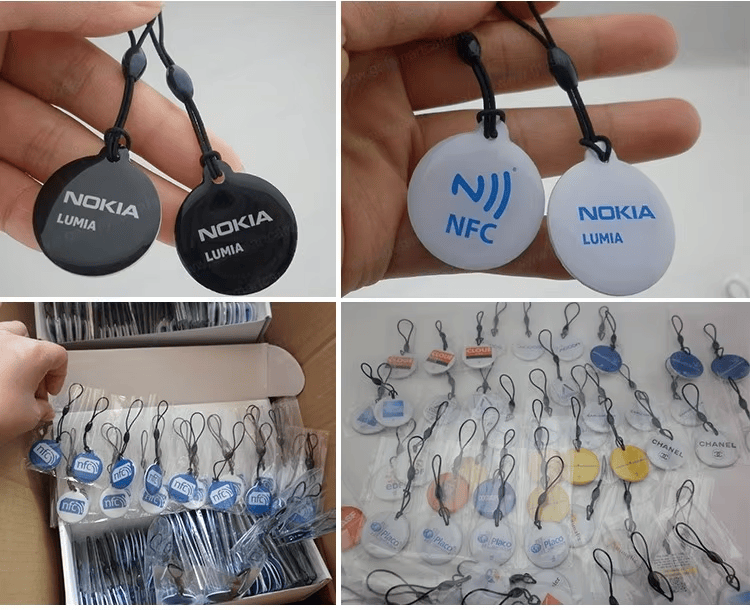 رمز قرب RFID بإضاءة خضراء يعطي إشارة واضحة للموظفين المصرح لهم عند دخول مناطق آمنة
