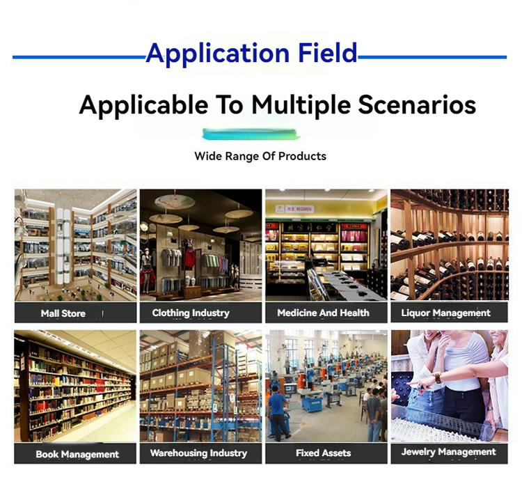 ملصقات UHF RFID مخصصة لإدارة مخزون التجزئة من منظور واضح لطباعة الشعار في تطبيقات ملصقات UHF RFID.