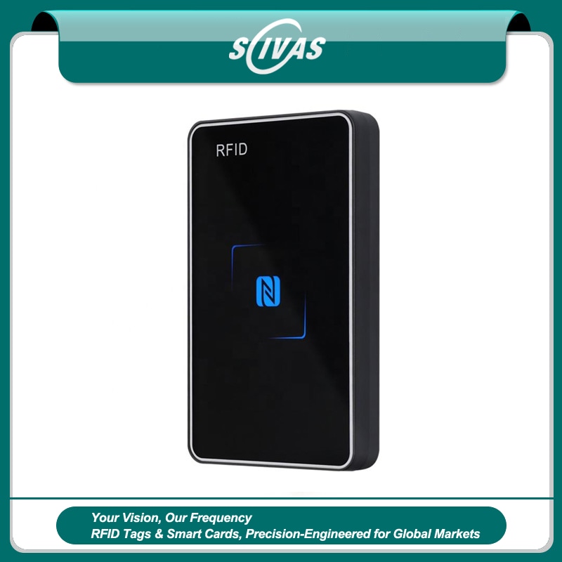 قارئ بطاقات NFC USB لترميز بطاقات HF وشرائح NTAG