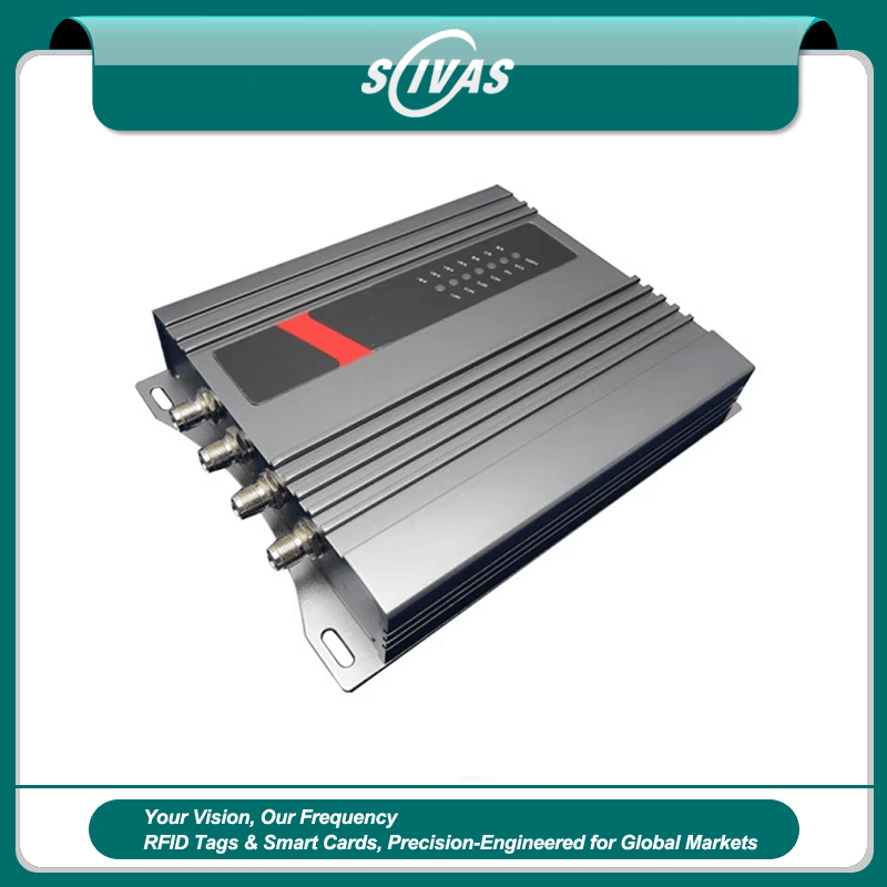 قارئات UHF ثابتة بأربعة منافذ لأتمتة RFID