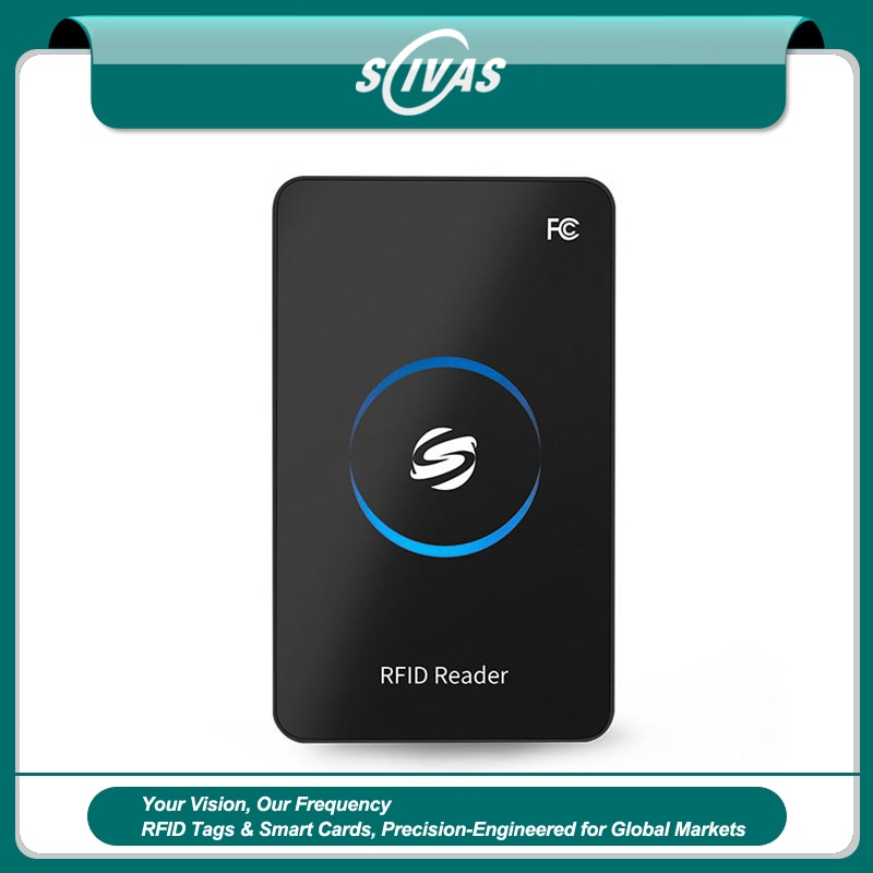 قارئ وكاتب RFID مقاوم للماء ISO15693 عبر USB