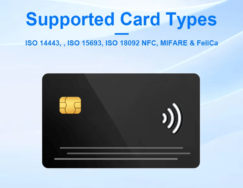 يُستخدم قارئ NFC acr1252u في أنظمة الدفع المصغر لتسهيل المعاملات اللاتلامسية السريعة والآمنة في نقاط الخدمة.