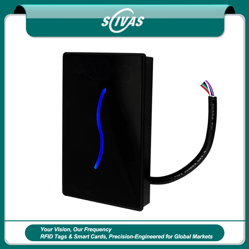 قارئ RFID للتحكم في دخول الأبواب عبر Wiegand