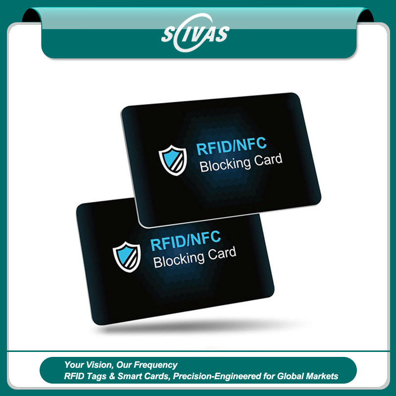بطاقة حجب RFID NFC لحماية المحافظ والبطاقات