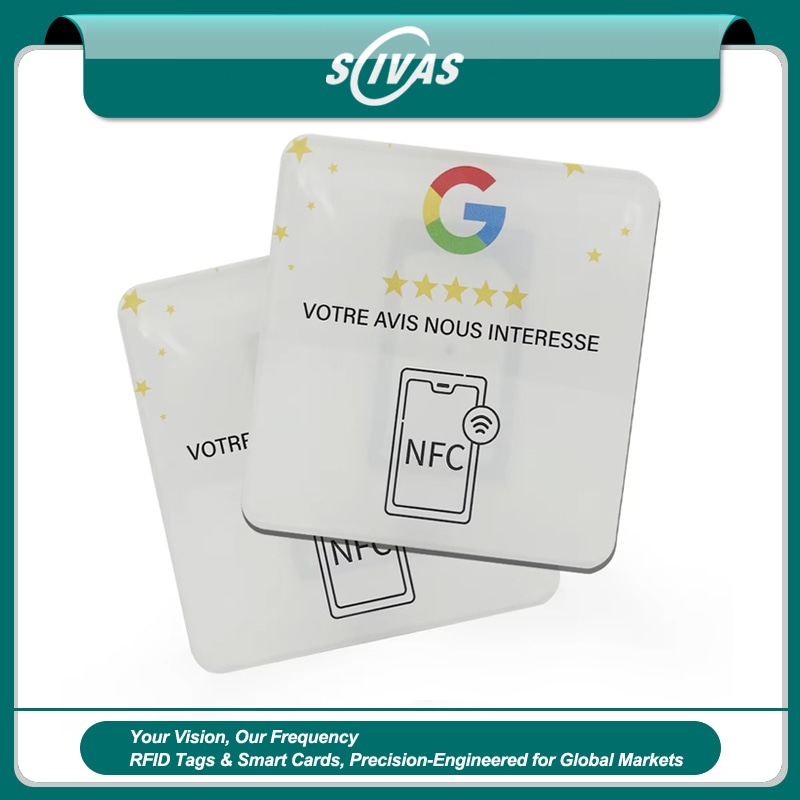بطاقات NFC للتقييم تربط العملاء بمراجعات Google