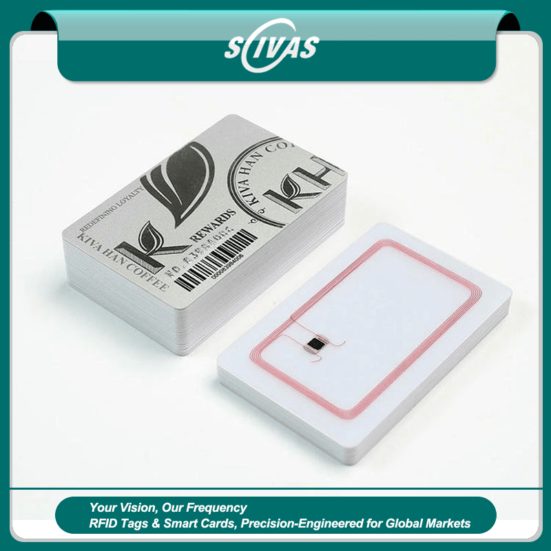 بطاقات RFID بلاستيكية للوصول اللاتلامسي الآمن