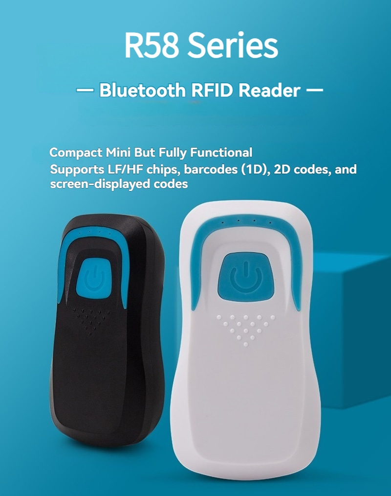 قارئات RFID HF مخصصة مع مسح الباركود، مع إبراز تركيبها في أنظمة دخول الأبواب لمشاريع قارئات RFID HF بتردد 13.56MHz.