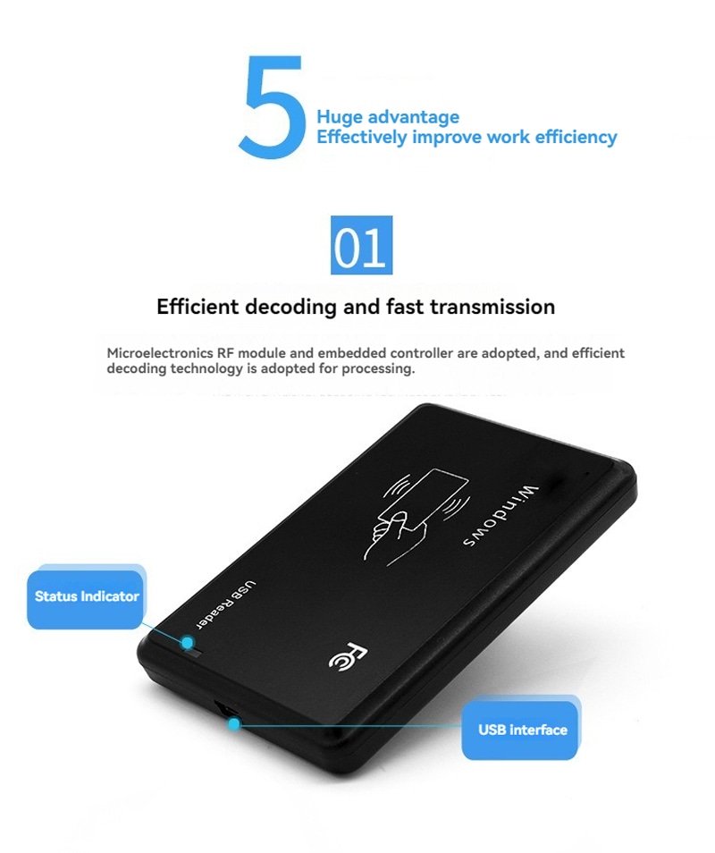 رسم تقني يوضح دعم SDK المتوفر مع قارئ R19 UHF RFID لتطوير البرامج المخصصة.