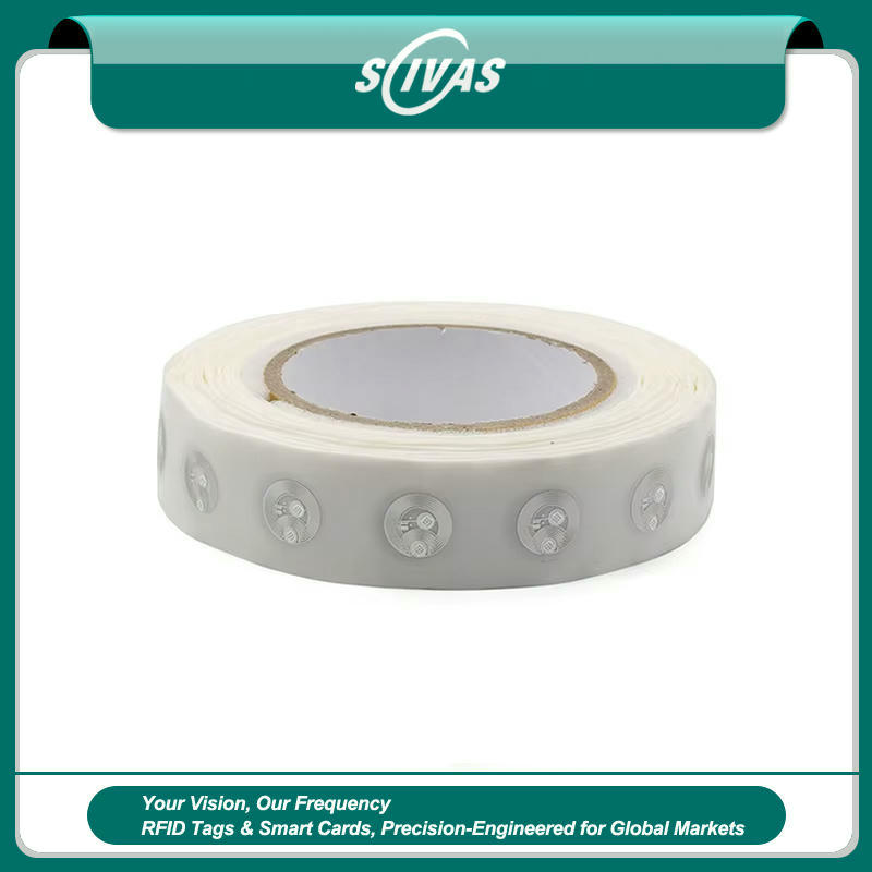 ملصقات RFID HF 13.56MHz مخصصة للمنتجات الصغيرة