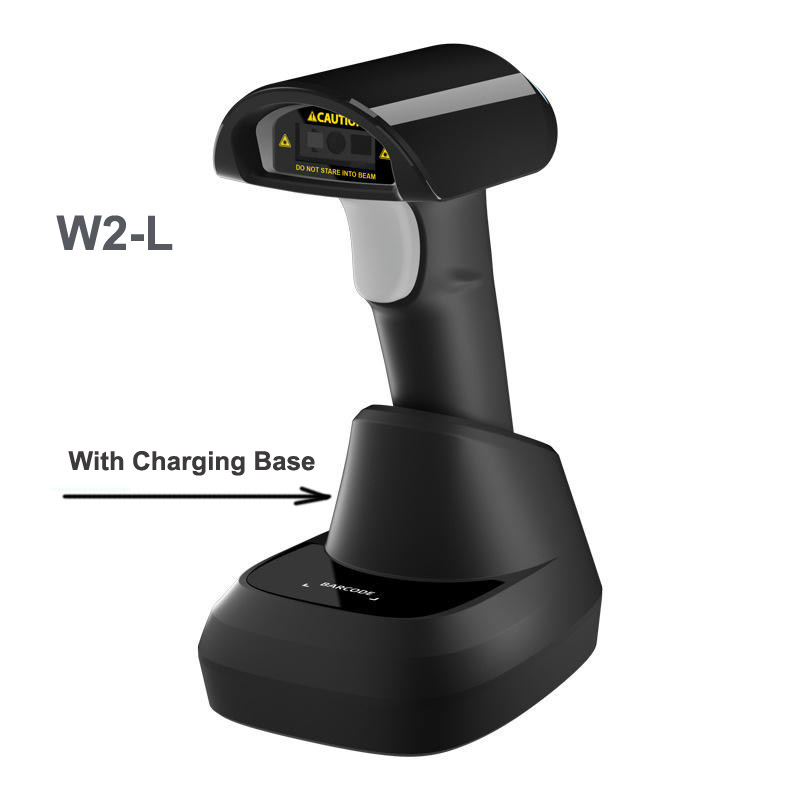 يُعرض ماسحات باركود USB لتسريع الدفع والفرز مع التركيز على الشعار المطبوع لمشروعات ماسحات باركود ثنائية الأبعاد 2D.