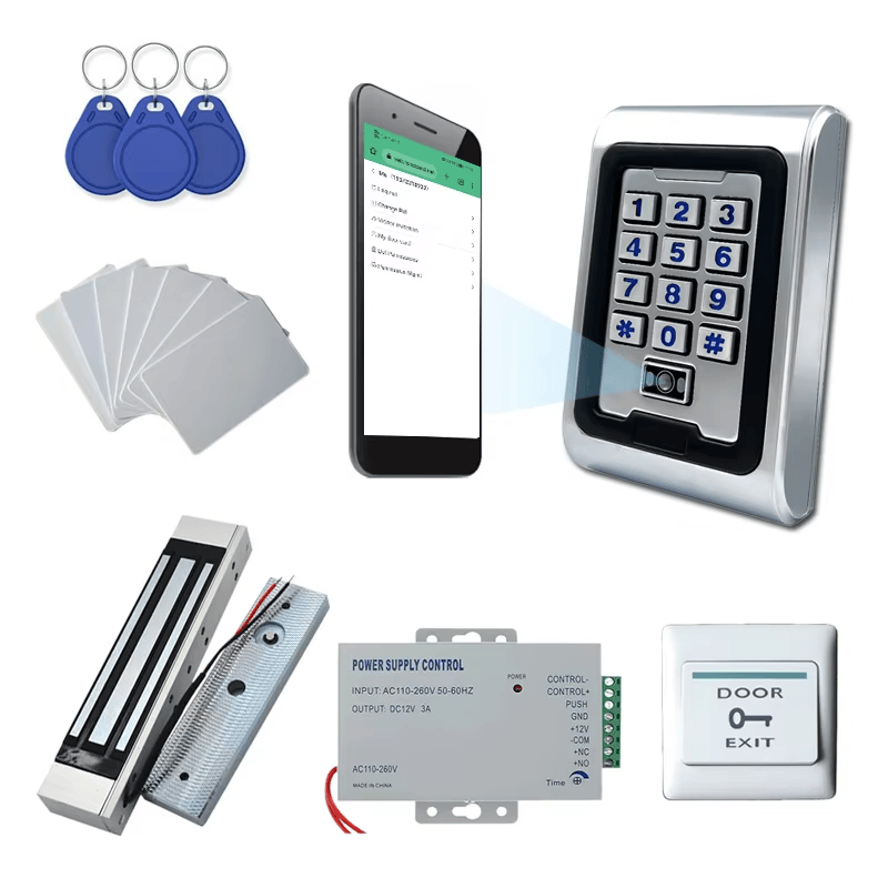 هاتف ذكي يعرض رمز QR ديناميكيًا يتم مسحه بواسطة قارئ Q30-Kit لتوفير دخول آمن وبدون تلامس للأبواب