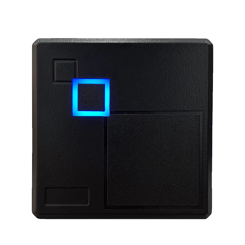 تُبرز هذه الصورة قارئ بطاقات NFC RFID للتحكم في الدخول من حيث نظام الأمان ضمن تطبيقات فئة قارئات وصول RFID.