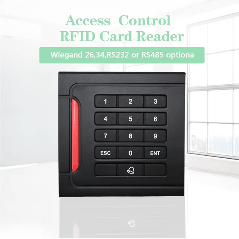 يُعرض قارئ RFID خارجي بلوحة مفاتيح وحماية IP66 مع التركيز على التحكم الآمن في الوصول لمشروعات قارئات وصول بلوحة مفاتيح.