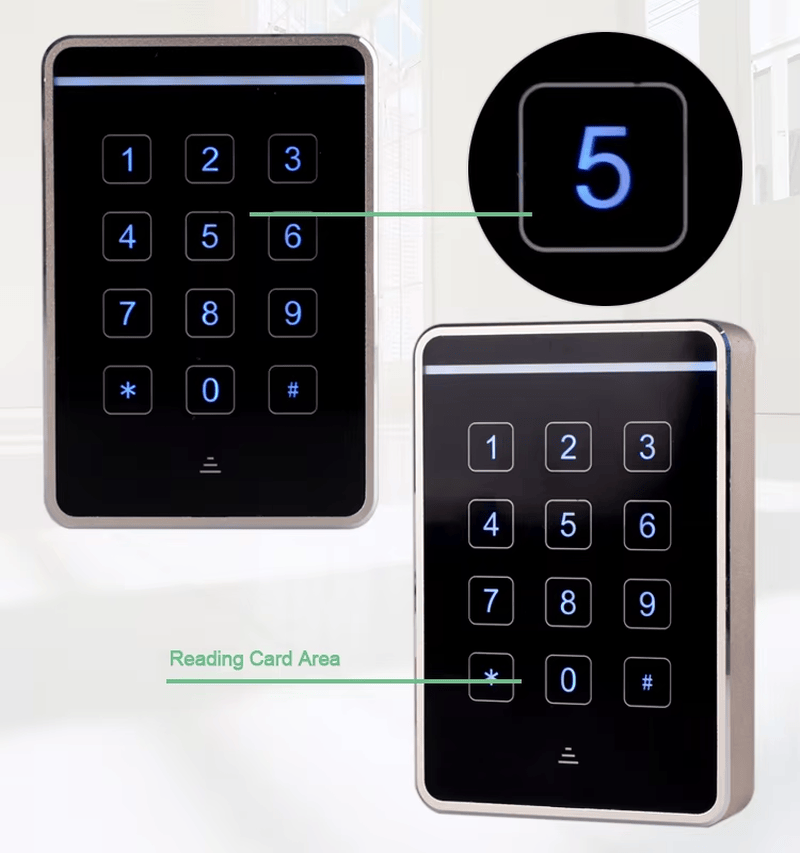مخطط توصيل احترافي يشرح طريقة ربط قارئ J20-MC2634 بوحدات التحكم الخارجية للأبواب عبر بروتوكولات Wiegand 26 و34.