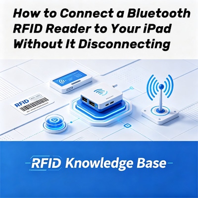 كيفية توصيل قارئ RFID بلوتوث بجهاز iPad دون انقطاع الاتصال