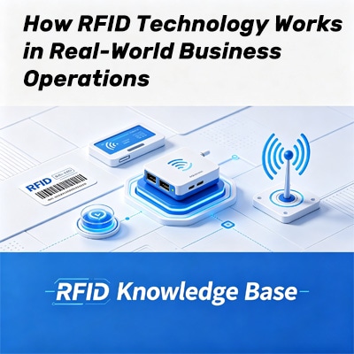 كيف تعمل تقنية RFID في العمليات التجارية الواقعية