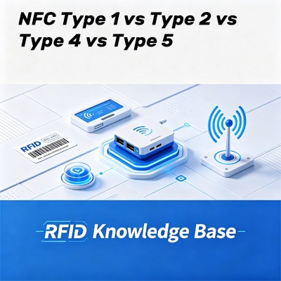 مقارنة NFC Type 1 وType 2 وType 4 وType 5