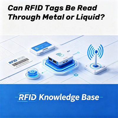 هل يمكن قراءة وسوم RFID عبر المعدن أو السوائل؟