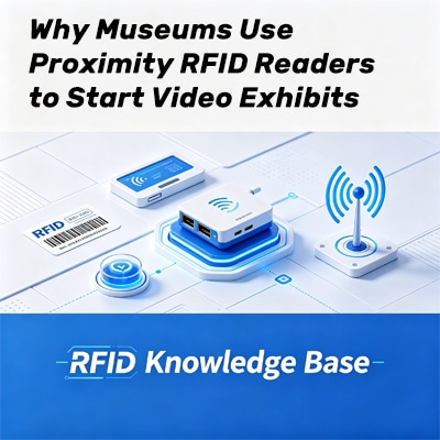 تشغيل فيديوهات المتاحف تلقائيًا بقارئات RFID القريبة