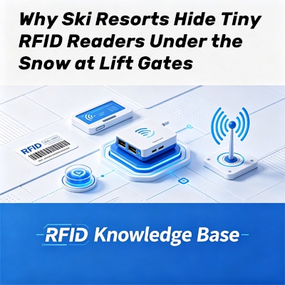 لماذا تخفي منتجعات التزلج قارئات RFID صغيرة عند بوابات المصاعد